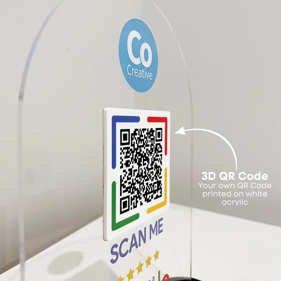 3D QR standee