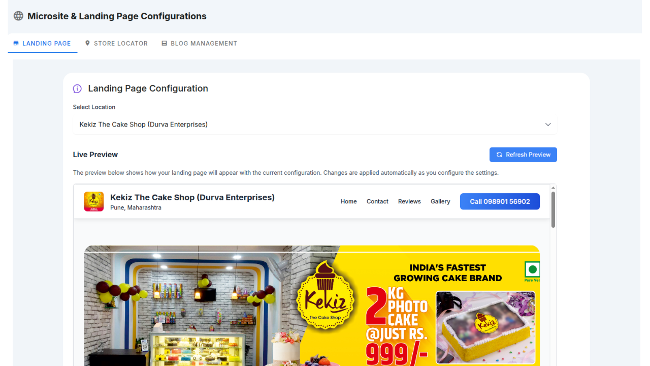 Landing Page Builder